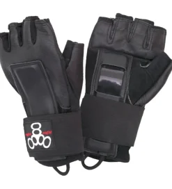 Triple Eight Håndledsbeskyttere - Hired Hands - Sort