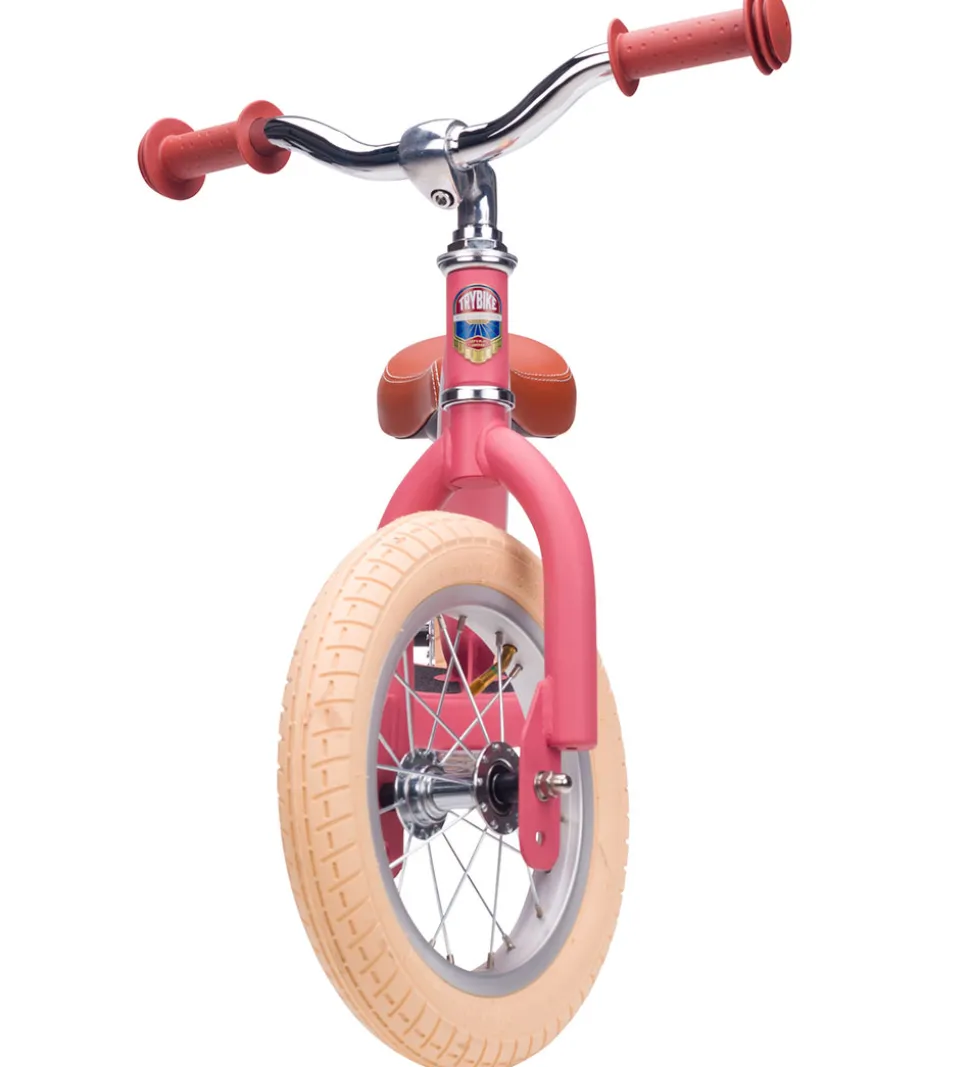 TryBike Løbecykel - Steel - Vintage Edition - Rosa
