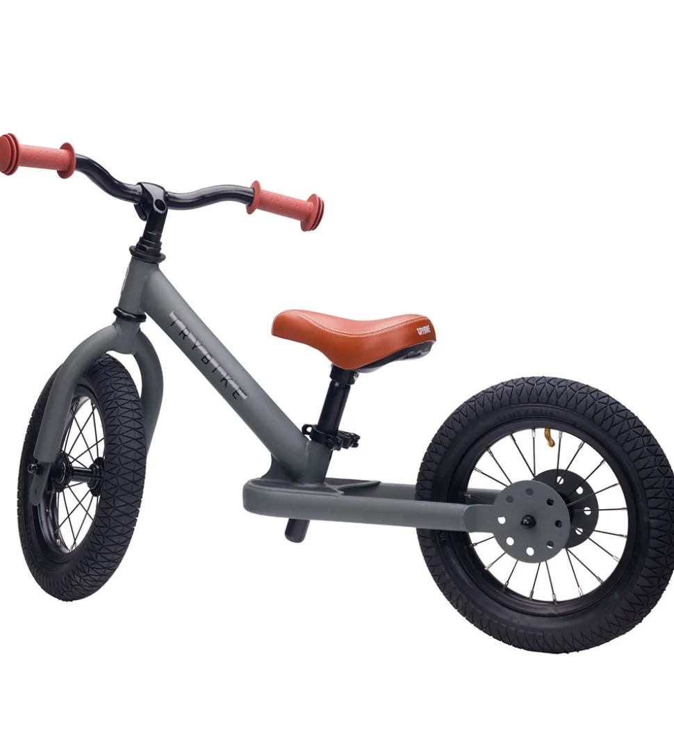 TryBike Løbecykel - Steel - Grå