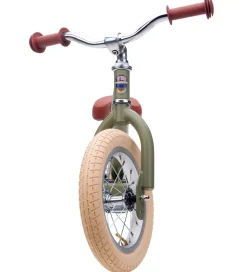 TryBike Løbecykel - Steel - Vintage Edition - Støvet Grøn