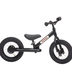 TryBike Løbecykel - Steel - Sort