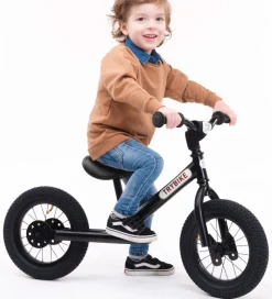 TryBike Løbecykel - Steel - Sort