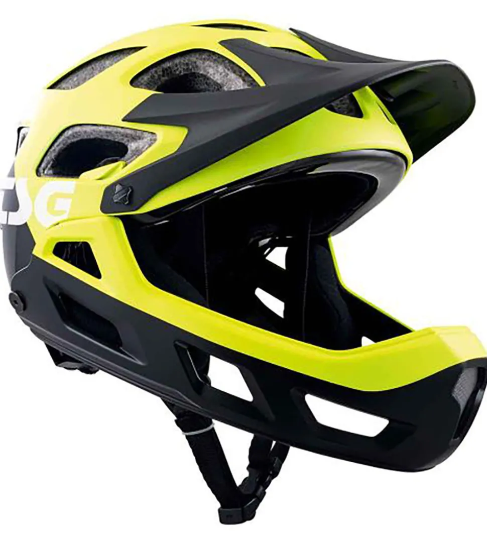 TSG Mountainbikehjelm - Seek FR Graphic - Flow Black/Gul