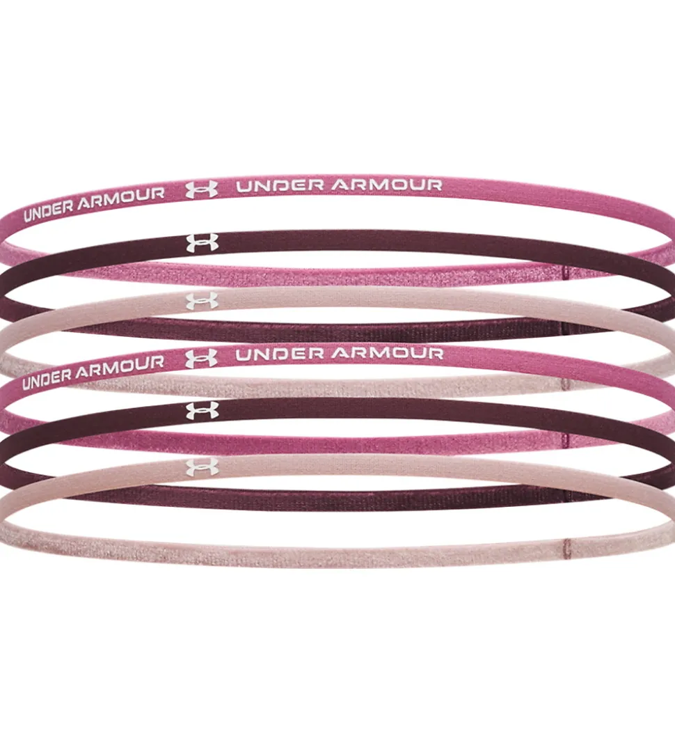 Under Armour Hårbånd - 6-pak - Fuchsia Dusk