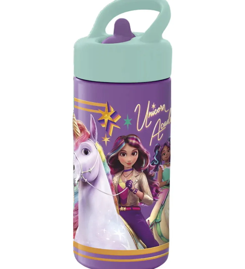 Unicorn Academy Drikkedunk - 410 ml - Lilla/Mint