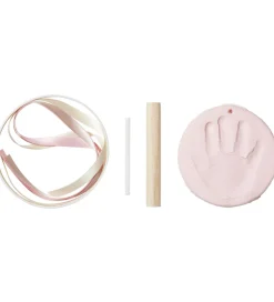Vanilla Copenhagen Hånd- og Fodaftryk sæt m. Bånd - Rosa