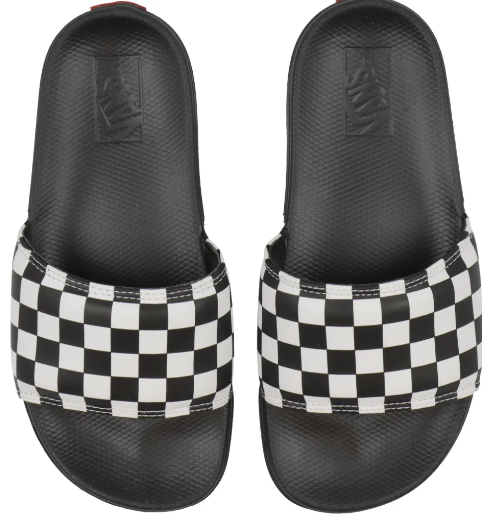 Vans Badesandaler - La Costa Slide - Chekerboard - True White/So