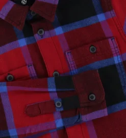 Vans Skjorte - Larkspur Plaid - Bordeaux/Sort