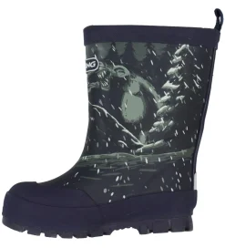 Viking Termostøvler - Jolly Thermo Print - Navy/Dark Grey