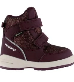 Viking Vinterstøvler - Fun Glitter Warm GTX 2V - Plum