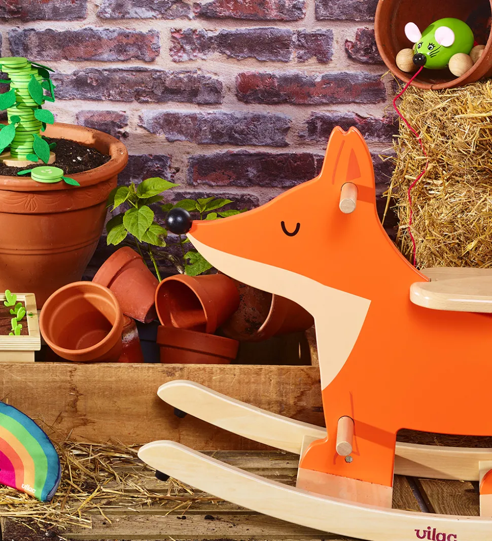 Vilac Gyngehest - Træ - Ræv