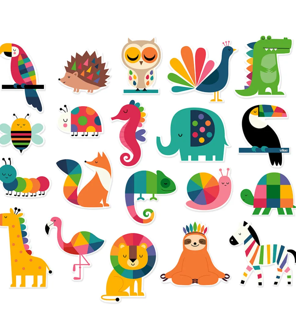 Vilac Magneter - 20 stk - Dyr