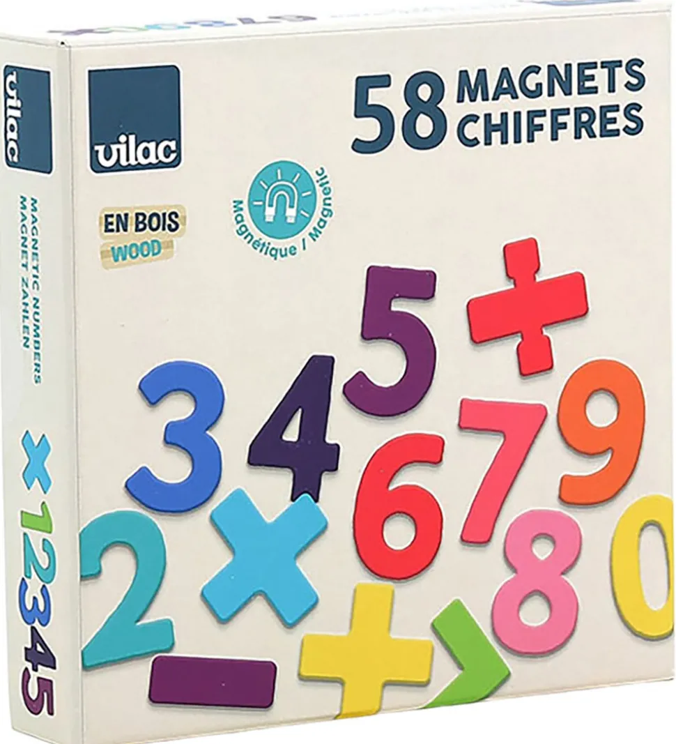 Vilac Magneter - Træ - Magnetiske Tal