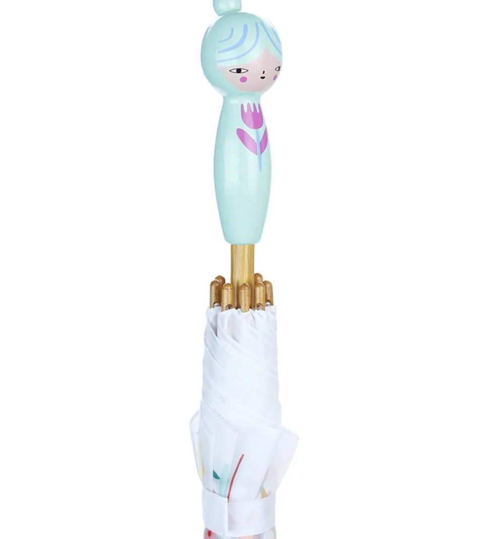 Vilac Paraply - Blomsterpige - Grøn