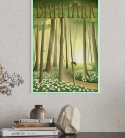 Vissevasse Billederamme - Træ - 50x70 cm - Spring Green