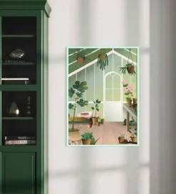 Vissevasse Billederamme - Træ - 50x70 cm - Spring Green