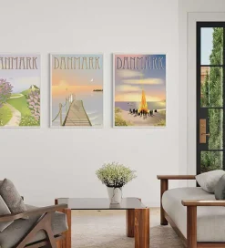 Vissevasse Plakat - 50x70 cm - Danmark - Sankt Hans