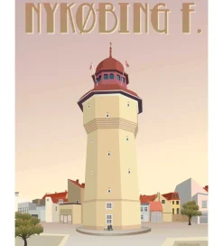 Vissevasse Plakat - 50x70 cm - Nykøbing F.