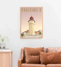 Vissevasse Plakat - 50x70 cm - Nykøbing F.