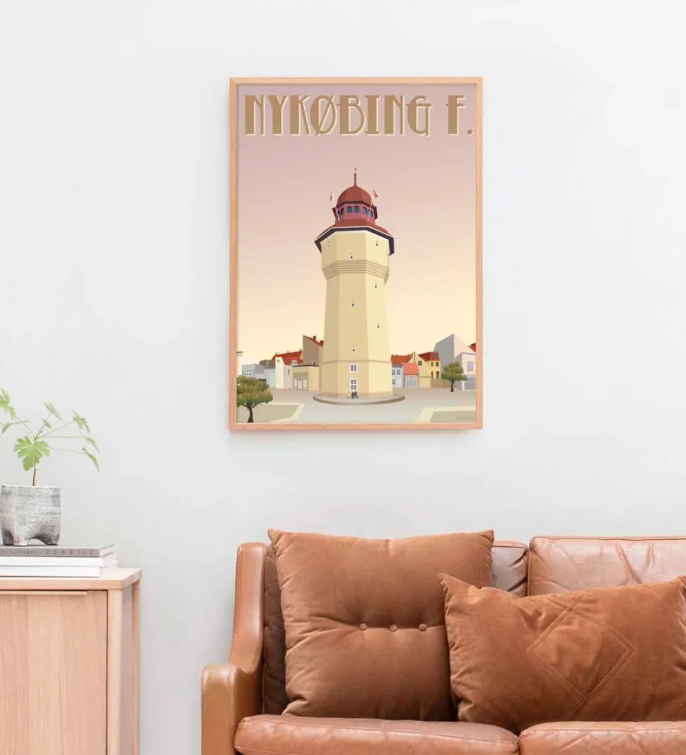 Vissevasse Plakat - 50x70 cm - Nykøbing F.