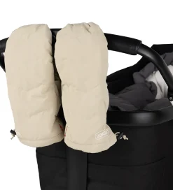 Voksi Barnevognshandsker - Seashell Sand/Light Grey