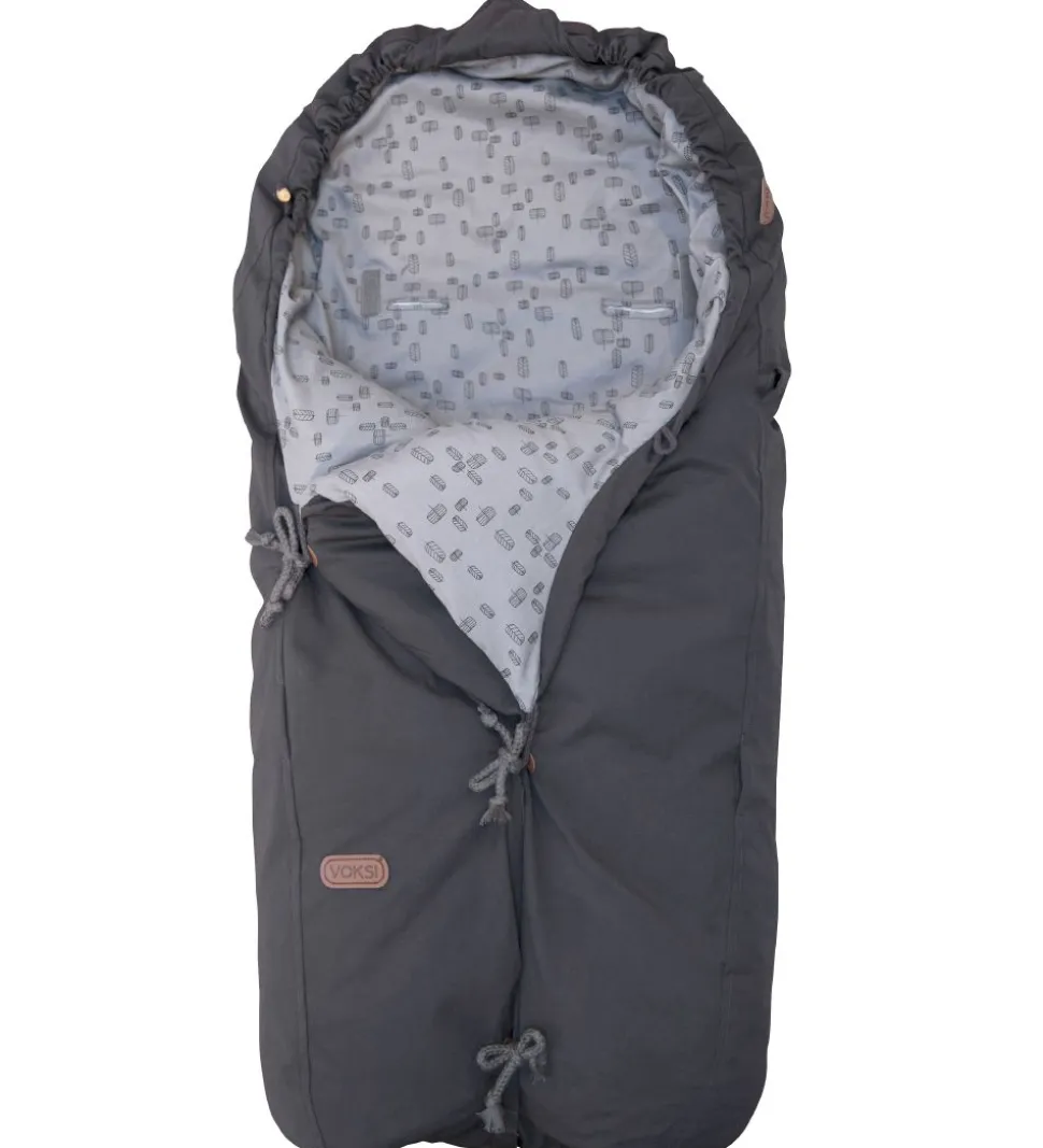 Voksi Kørepose - Classic+ Mini - 100 cm - Grey Leaf