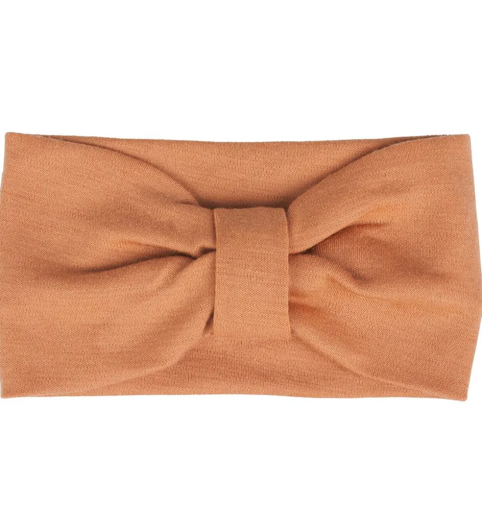 Voksi Pandebånd - Uld - 2-lags - Sandstone Peach m. Sløjfe
