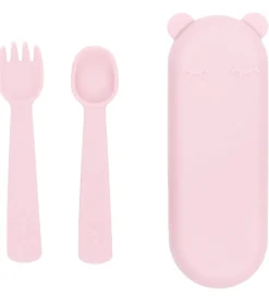 We Might Be Tiny Bestik - Feedie - Silikone - Powder Pink