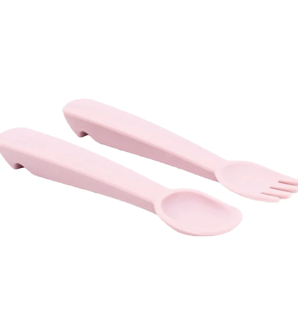 We Might Be Tiny Bestik - Feedie - Silikone - Powder Pink