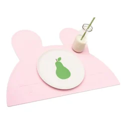 We Might Be Tiny Dækkeserviet - Kanin - Silikone - Powder Pink