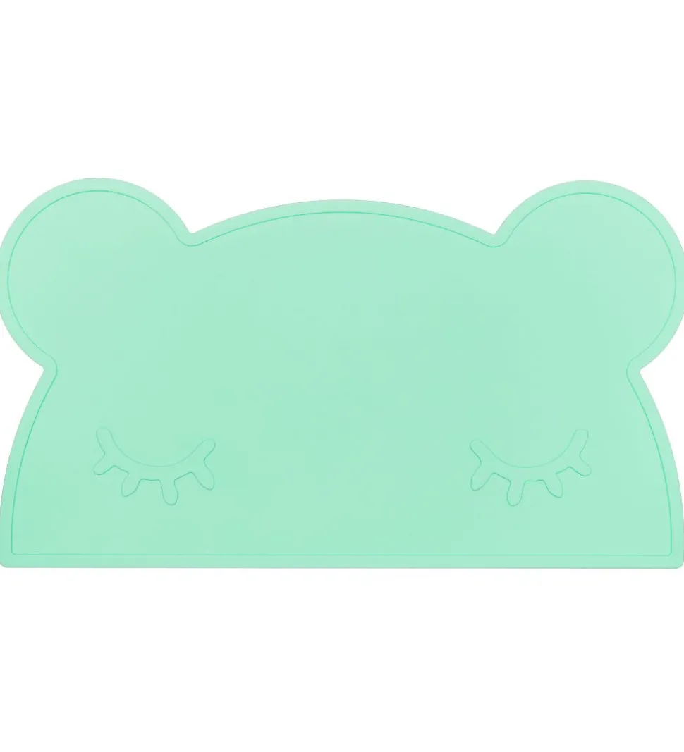 We Might Be Tiny Dækkeserviet - Bjørn - Silikone - Mint