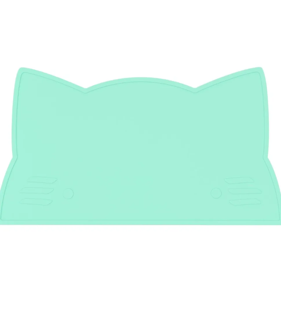 We Might Be Tiny Dækkeserviet - Kat - Silikone - Mint