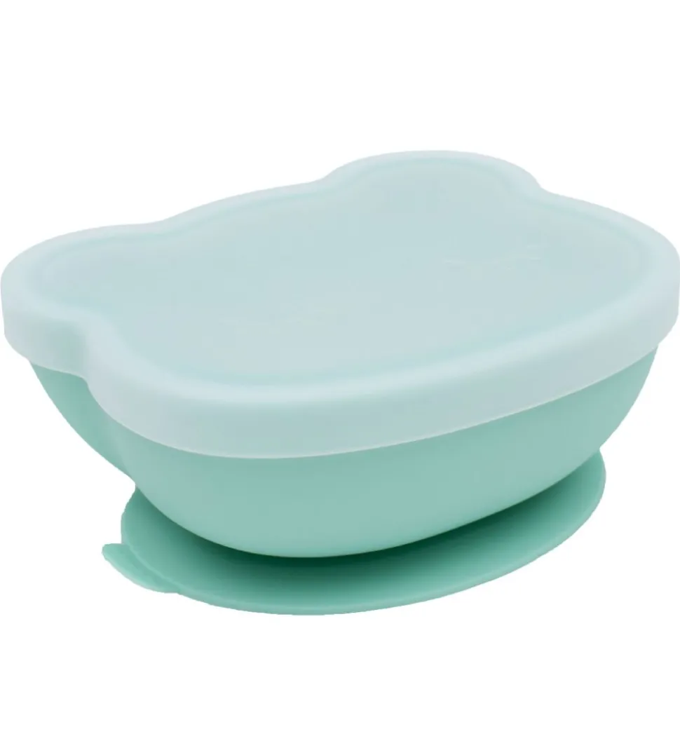 We Might Be Tiny Skål m. Sugekop - Silikone - Mint