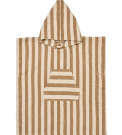 Wheat Badeponcho - Lille - Frotté - Cappucino Stripe