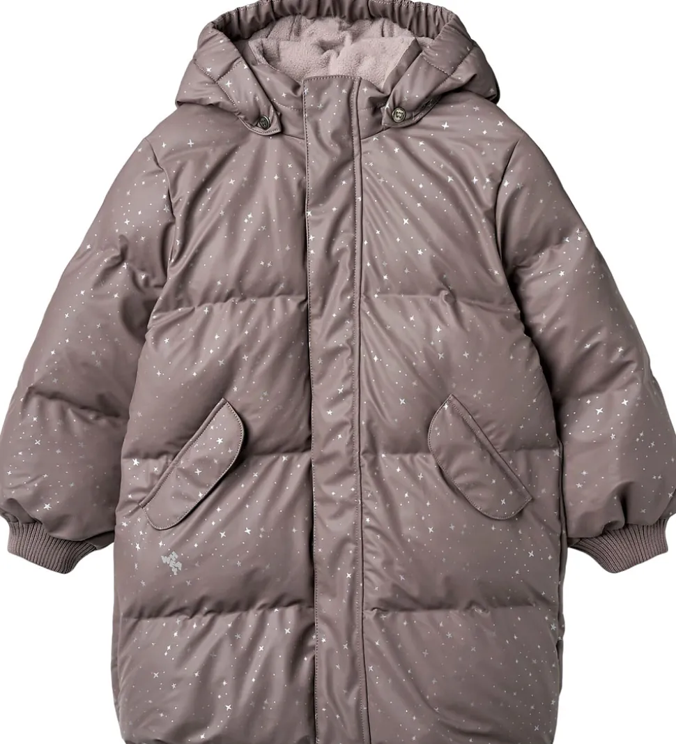 Wheat Dynejakke - PU - Coast - Purple Stone Stars