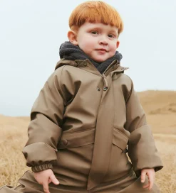 Wheat Regndragt m. Termo - PU - Aiko - Dry Wood