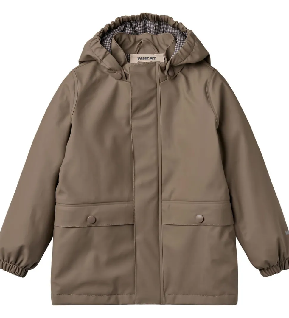 Wheat Regnjakke m. Termo - PU - Aju - Dry Wood