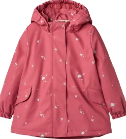 Wheat Regnjakke m. Termo - PU - Rika - Floating Flowers