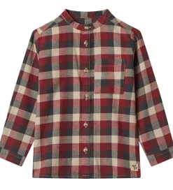 Wheat Skjorte - Willum - Red Blue Check