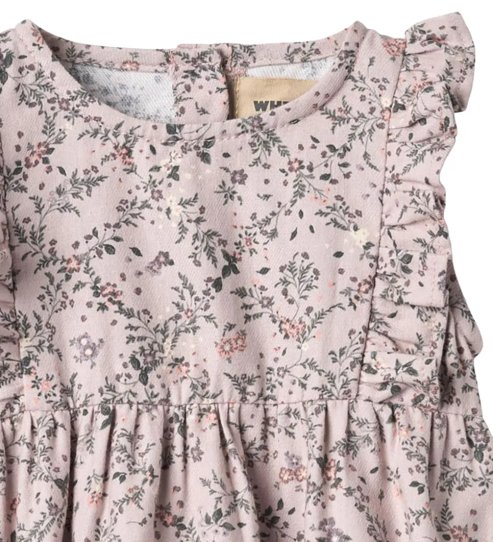 Wheat Sommerdragt - Emmaline - Lilac Checked Flowers