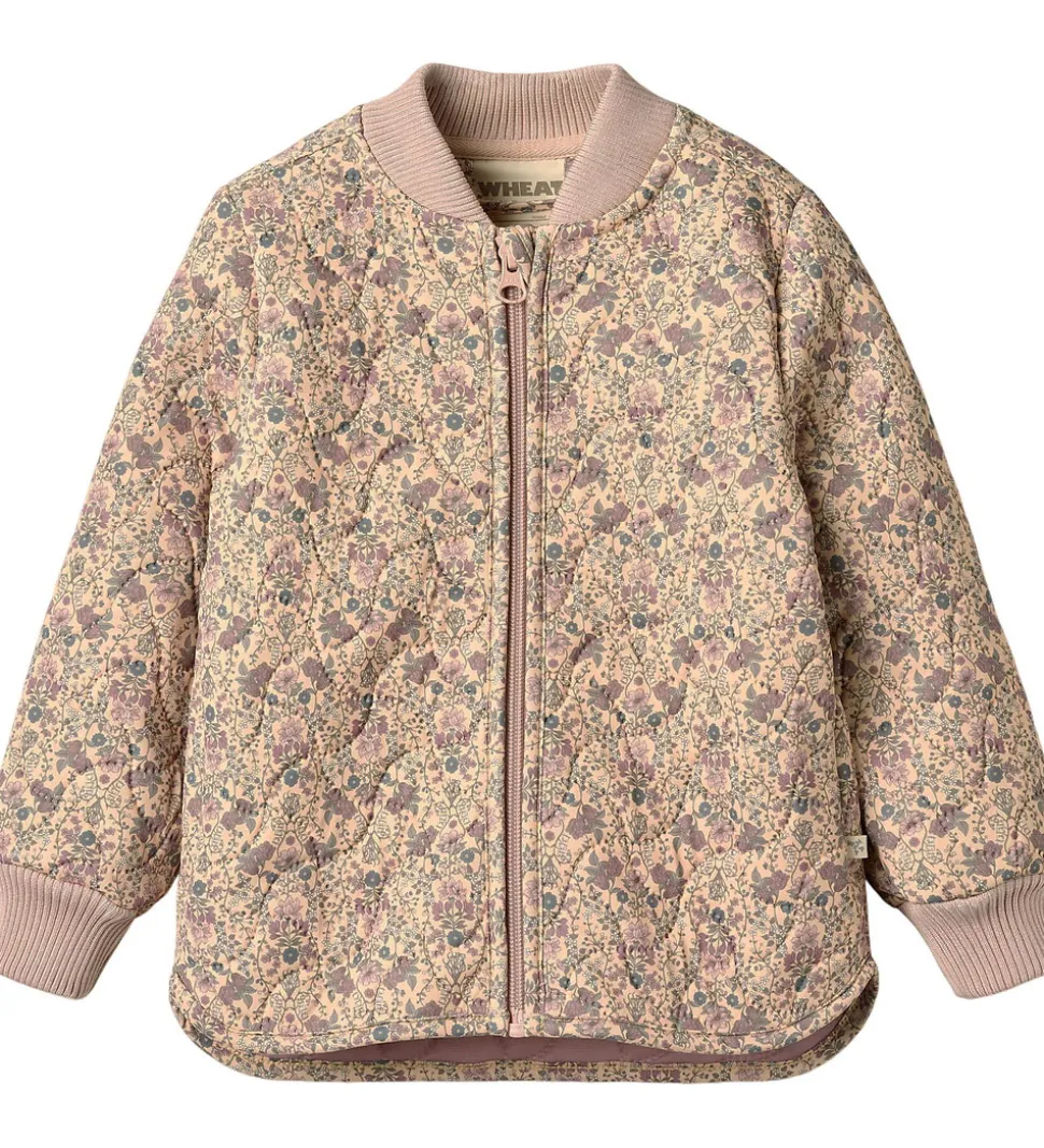 Wheat Termojakke - Loui - Mellow Peach Tapestry