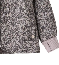 Wheat Termojakke - Thilde - Black Sea Flowers