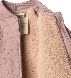 Wheat Termojakke m. Fleece - Ellas - Warm Rose m. Blomster