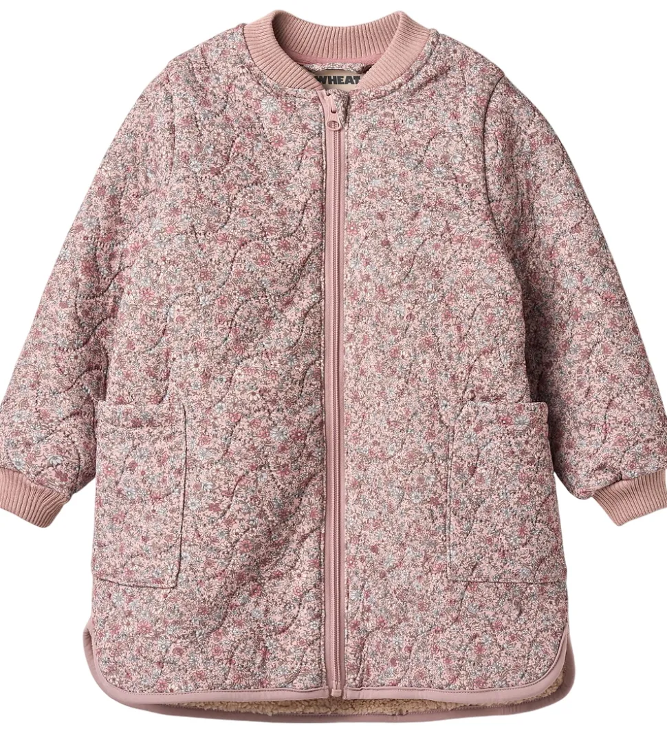 Wheat Termojakke m. Fleece - Helga - Soft Lavender Flowers