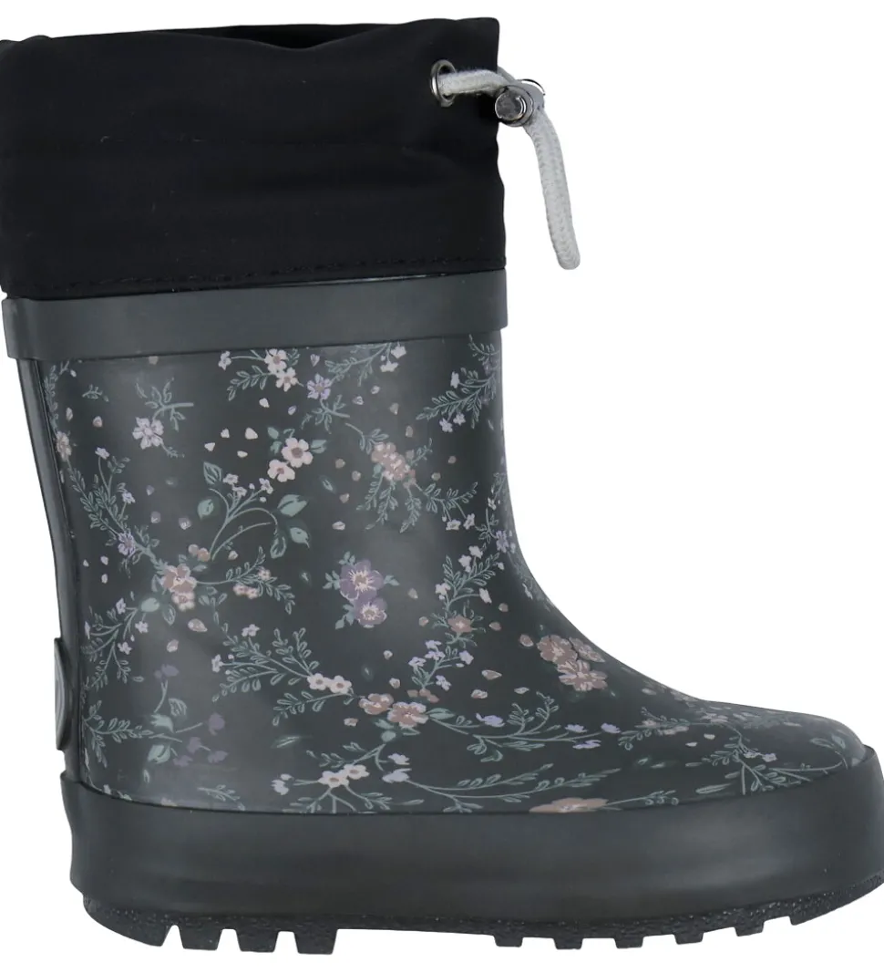 Wheat Termostøvler - Rubber - Forest Lake Checked Flowers