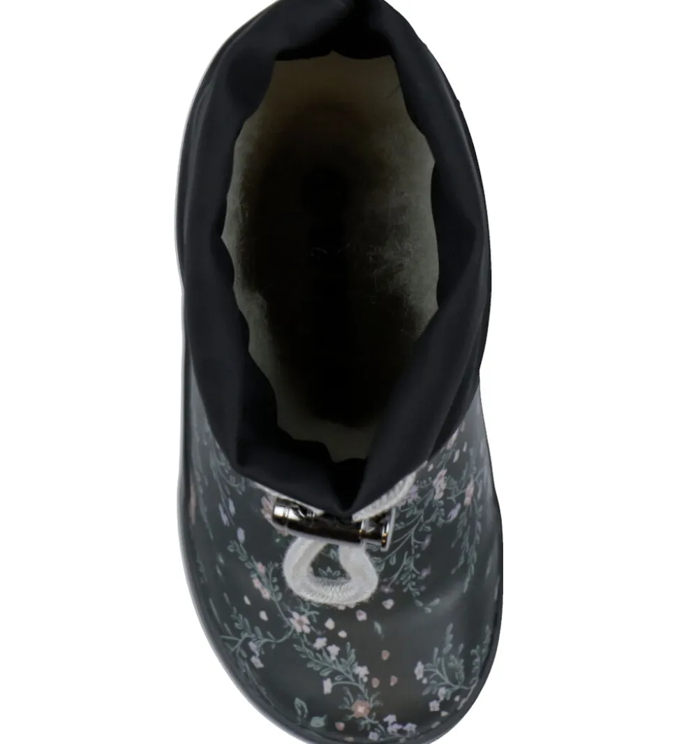 Wheat Termostøvler - Rubber - Forest Lake Checked Flowers