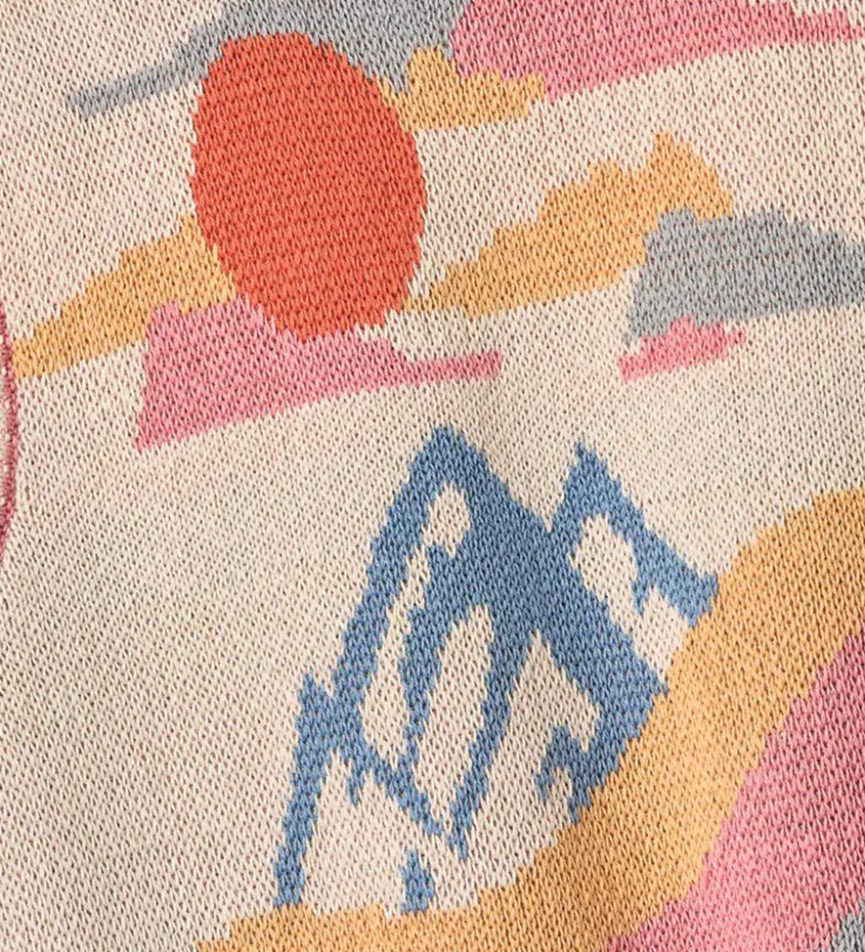 Wheat Vest - Strik - Maria - Beige/Multi