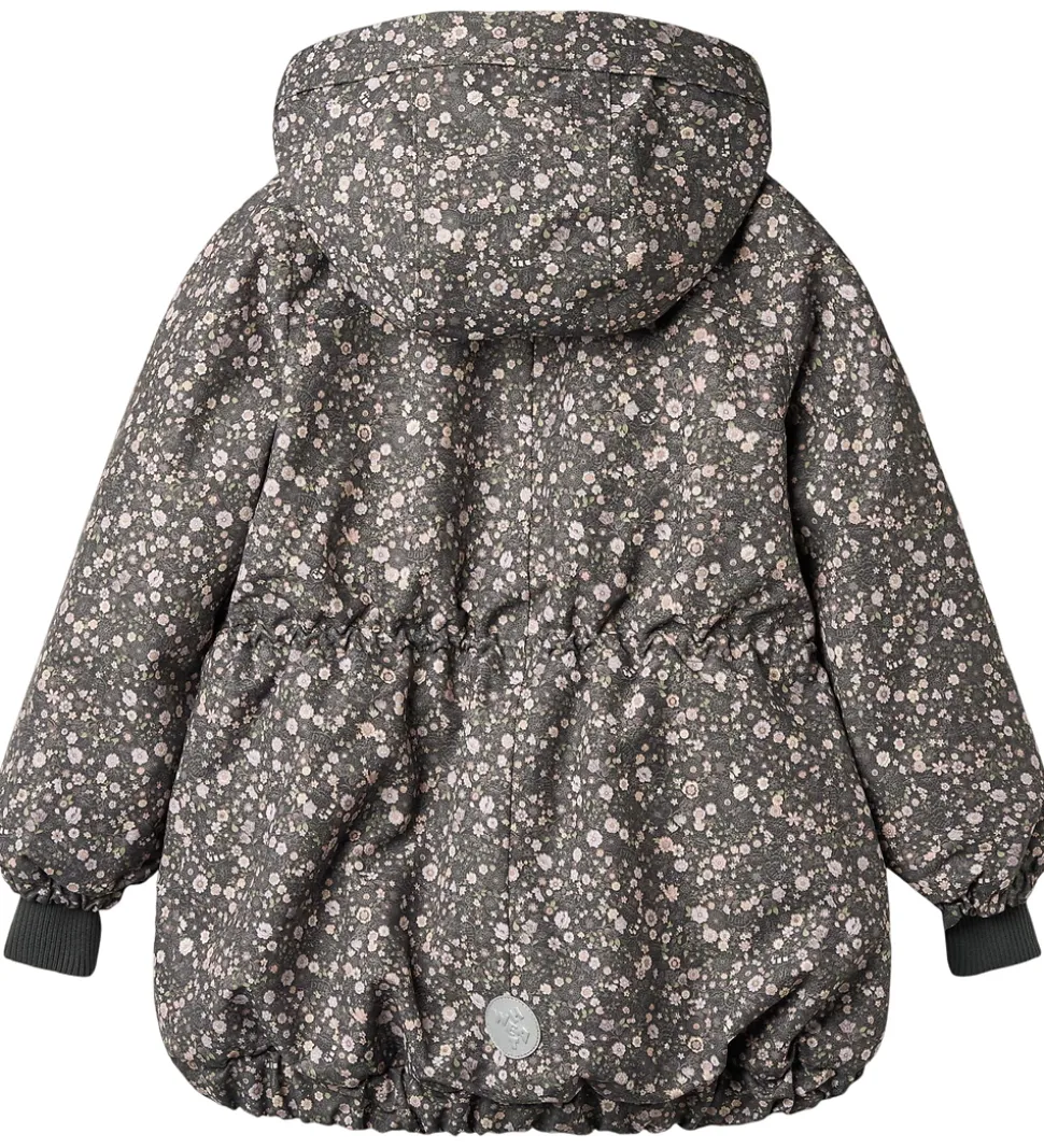 Wheat Vinterjakke - Tove - Black Sea Open Flowers