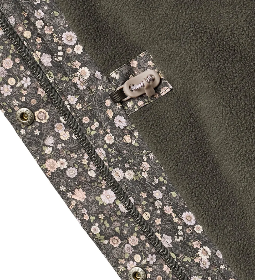 Wheat Vinterjakke - Tove - Black Sea Open Flowers