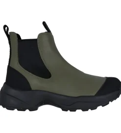 Woden Gummistøvler - Kort - Siri - Dark Olive/Black